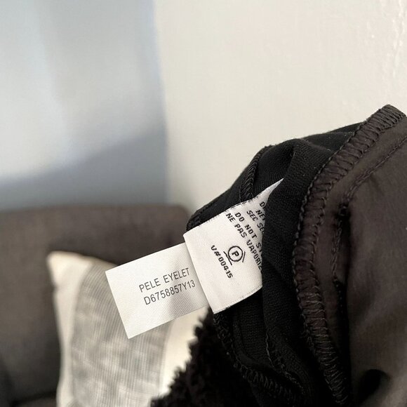 Diane von Furstenberg DVF Pele Eyelet Knit Sheath Jersey Dress Black - Picture 8 of 8